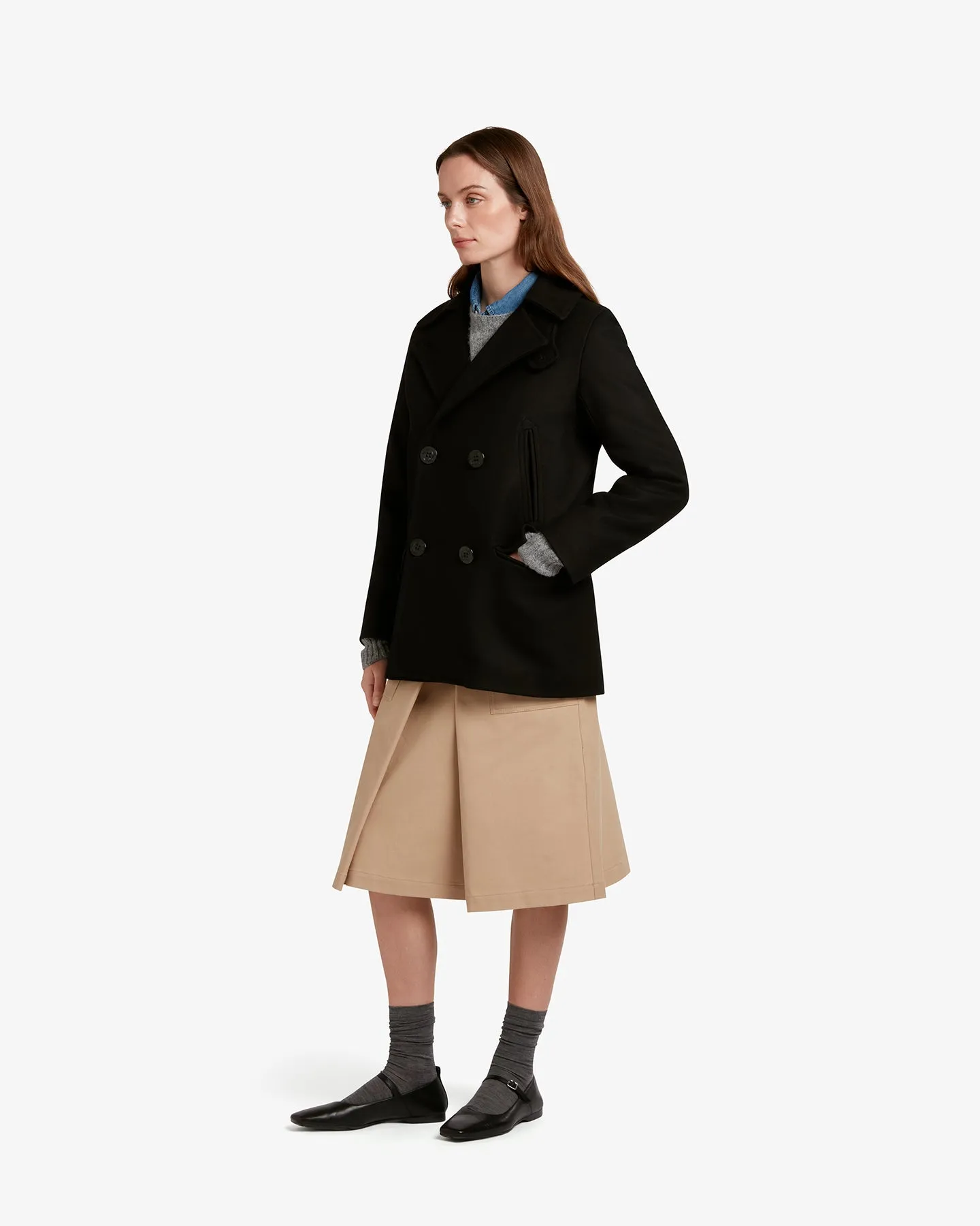Women's Clementine Peacoat Black sold by Gloverall product image thumbnail 3