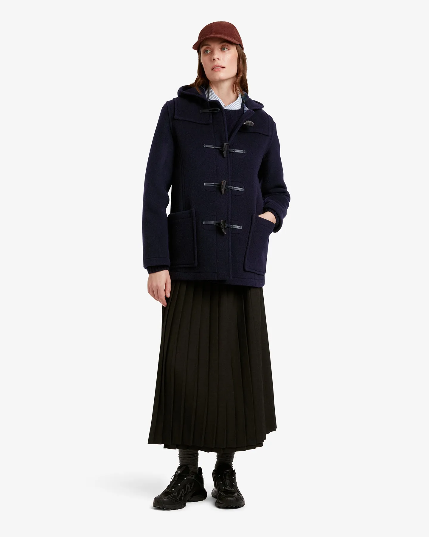 Women's Freda Short Slim Fit Duffle Coat Navy Dress Gordon sold by Gloverall product image thumbnail 2