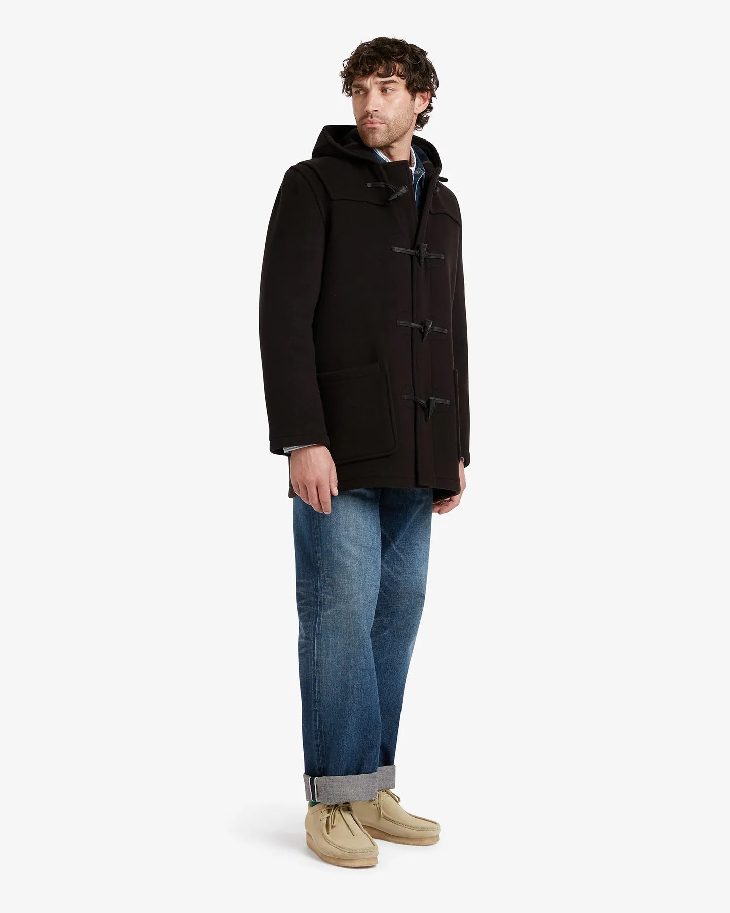 Men's Morris Mid-Length Duffle Coat Brown MacDuff Hunting sold by Gloverall product image thumbnail 3
