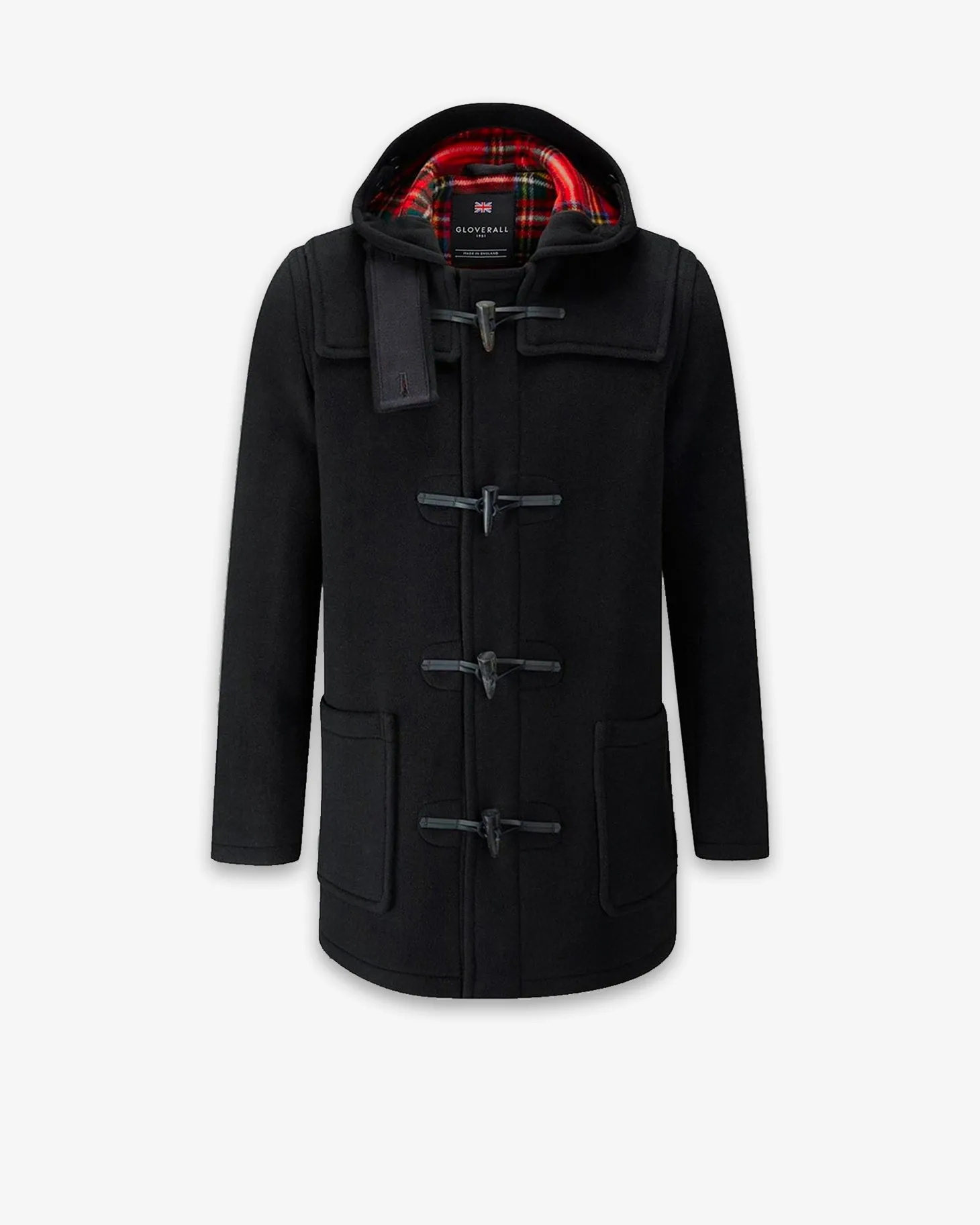 Men's Morris Mid-Length Duffle Coat Black Royal Stewart sold by Gloverall product image thumbnail 5