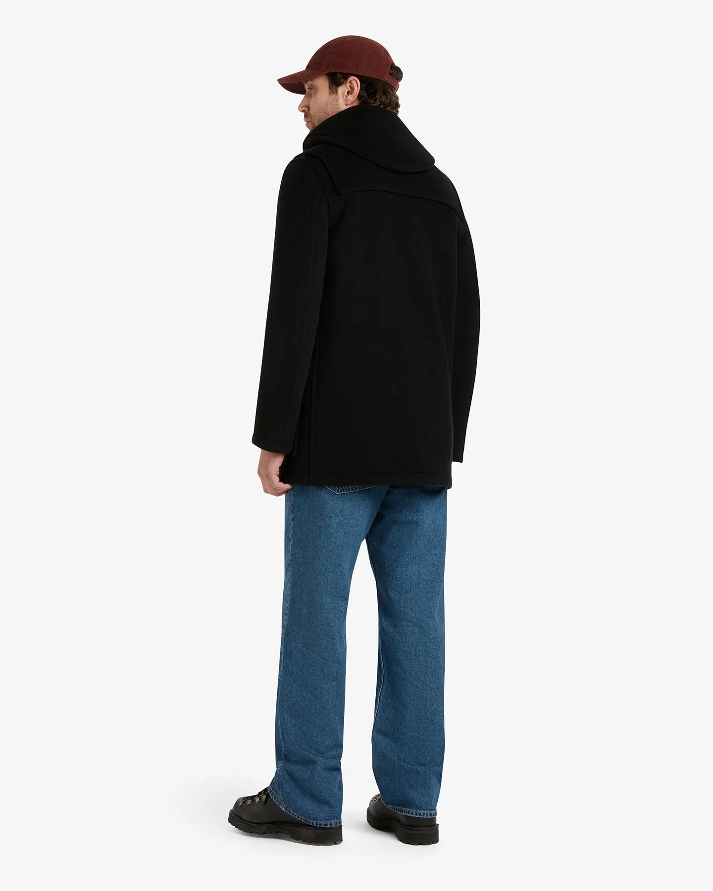 Men's Morris Mid-Length Duffle Coat Black Royal Stewart sold by Gloverall product image thumbnail 4