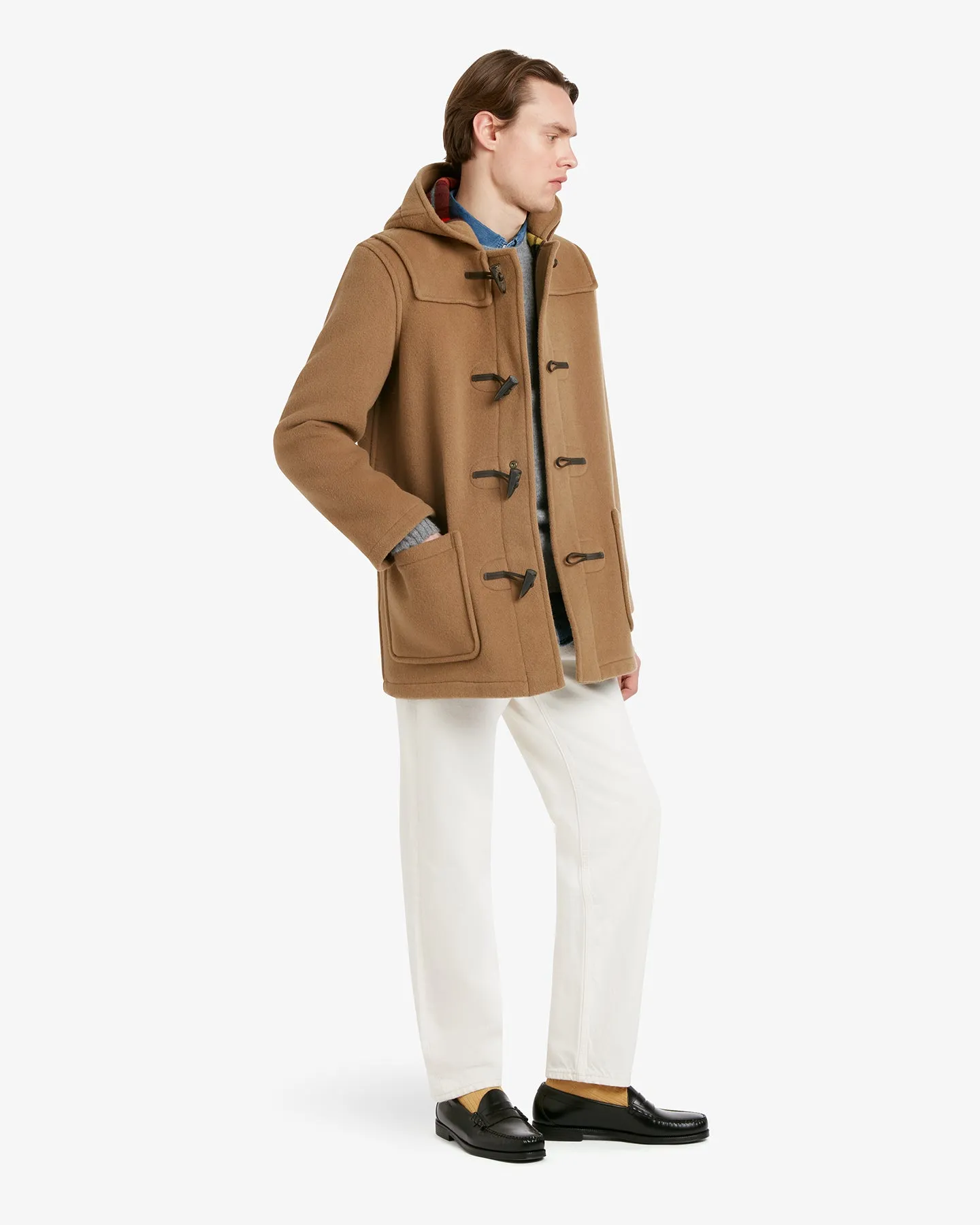 Men's Morris Mid-Length Duffle Coat Camel Buchanan sold by Gloverall product image thumbnail 3