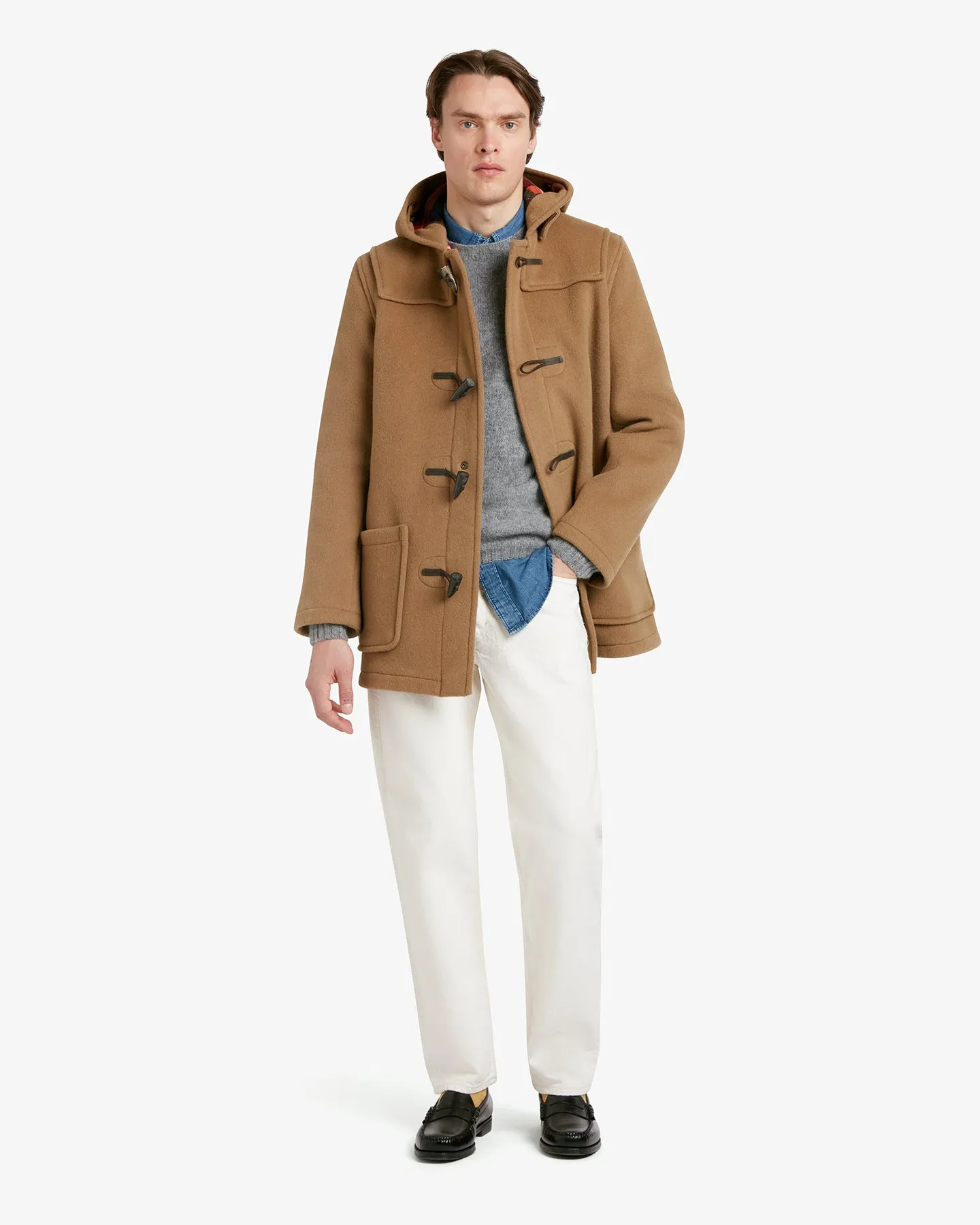 Men's Morris Mid-Length Duffle Coat Camel Buchanan sold by Gloverall product image thumbnail 2