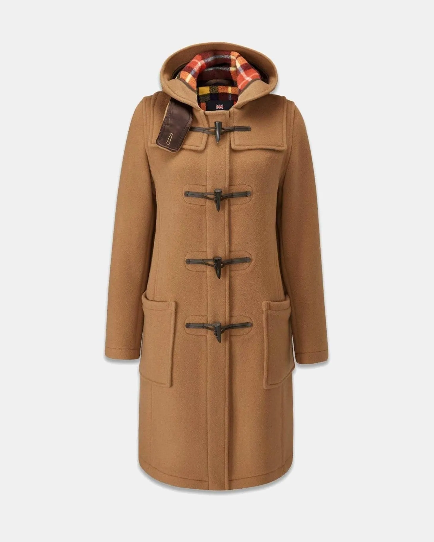 Women's Freda Long Slim Fit Duffle Coat Camel Buchanan sold by Gloverall product image thumbnail 5
