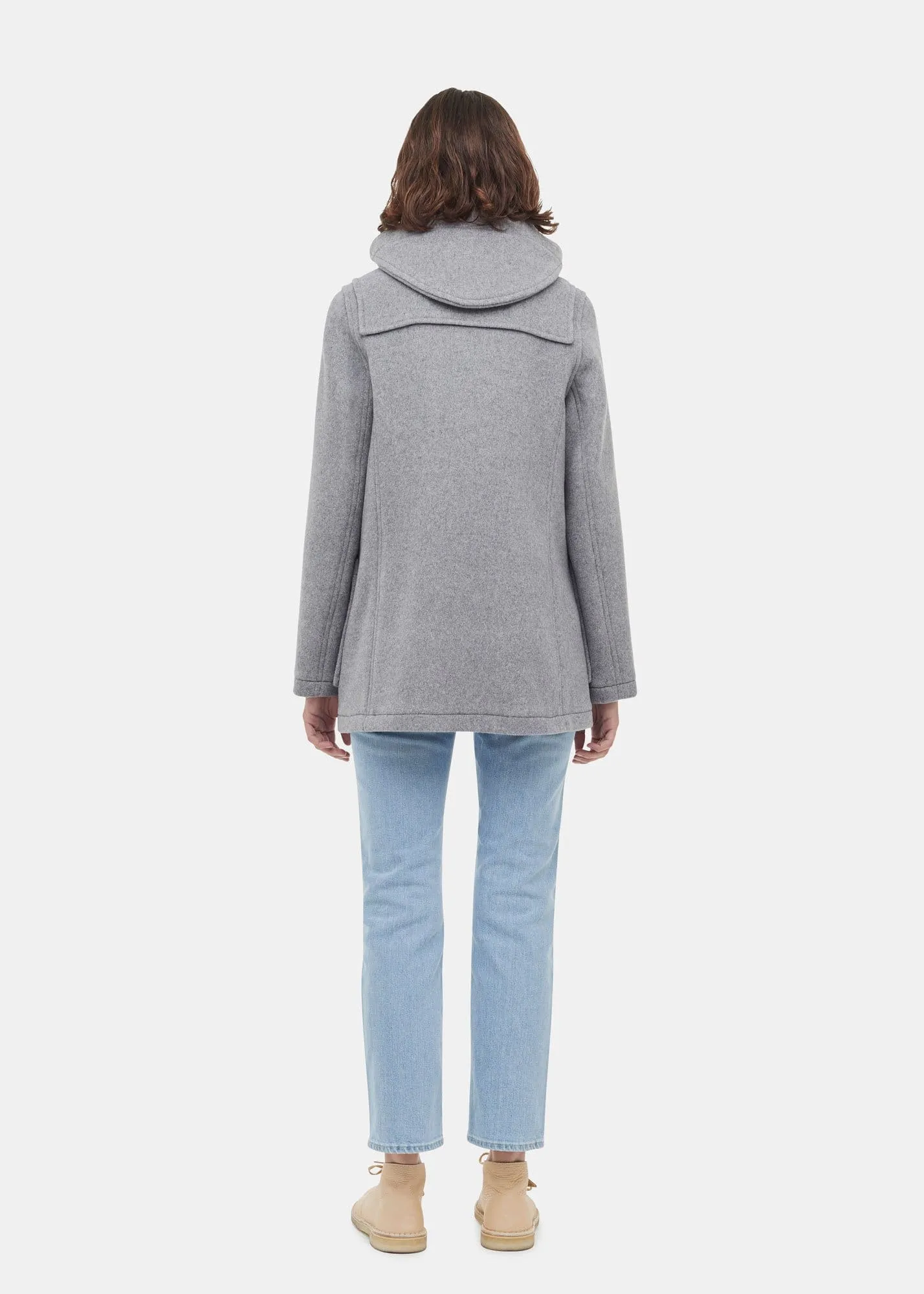 Women's Freda Short Slim Fit Duffle Coat FC Silver sold by Gloverall product image thumbnail 4