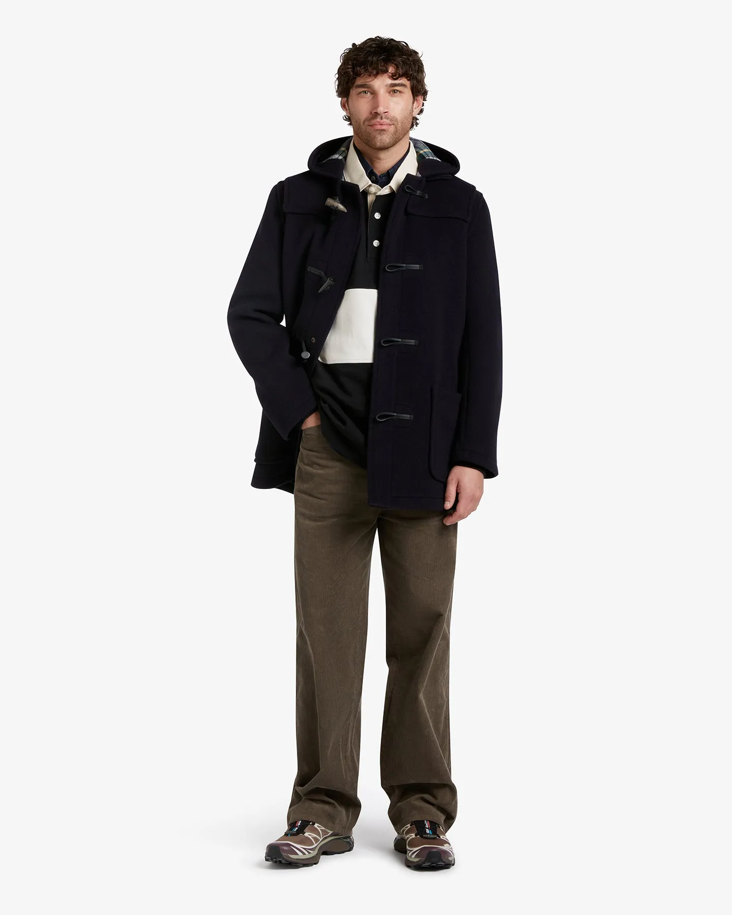 Men's Morris Mid-Length Duffle Coat Navy Dress Gordon sold by Gloverall product image thumbnail 2