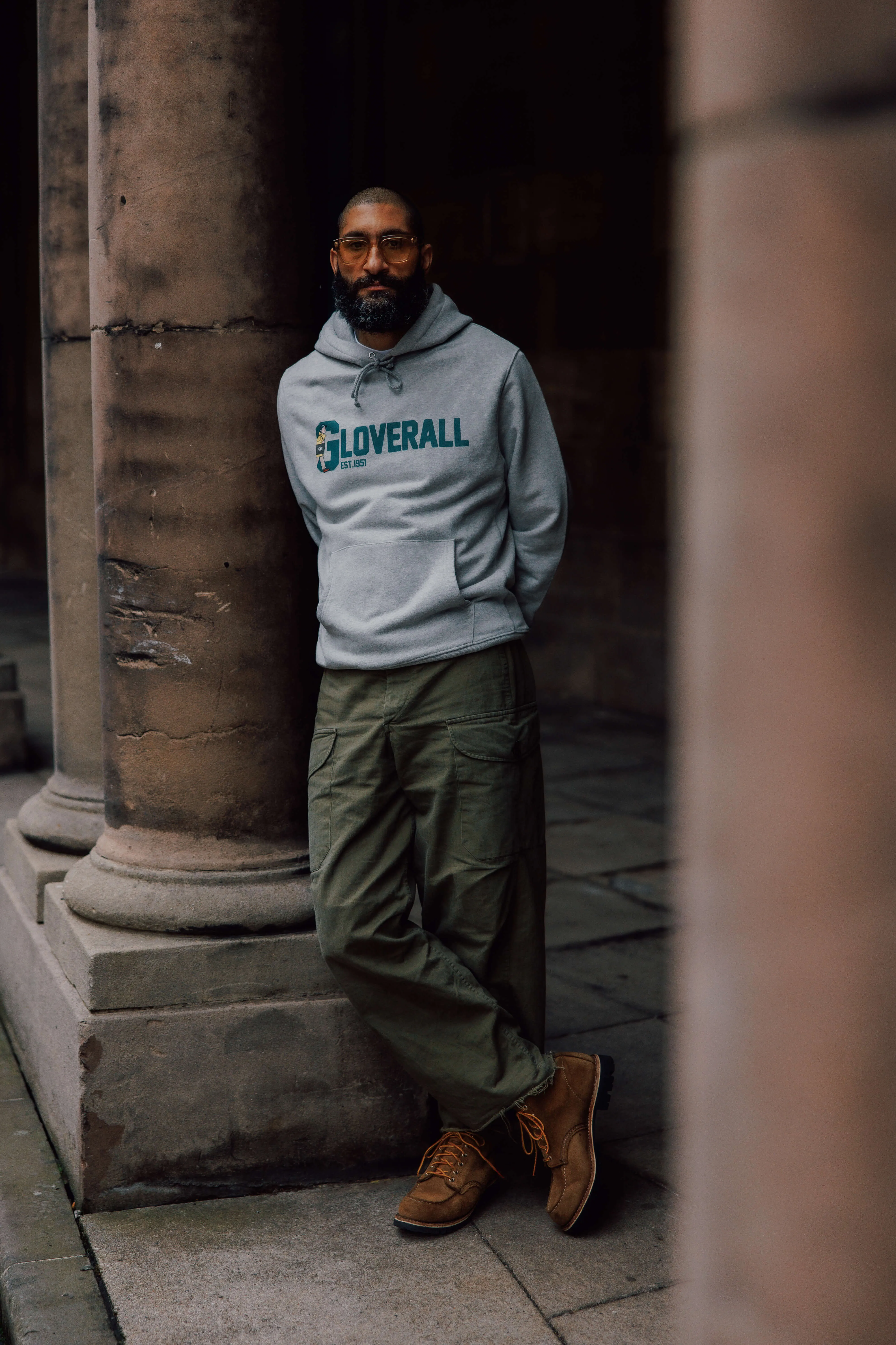 Unisex Ivy Boys Anniversary Graphic Hoodie Light Grey sold by Gloverall