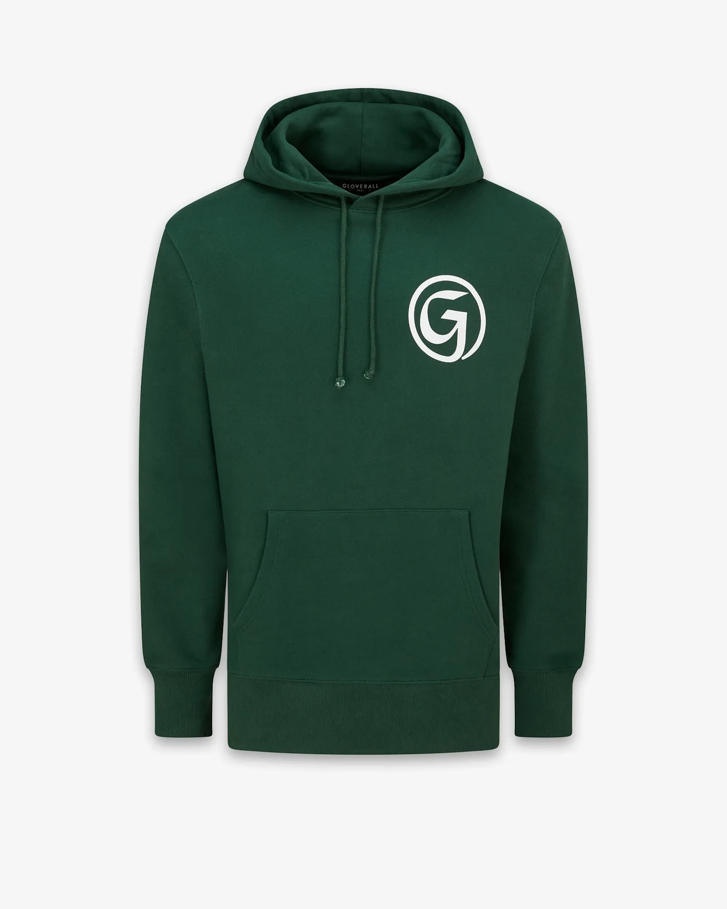 Unisex 'G' Print Hoodie Racing Green sold by Gloverall product image thumbnail 2