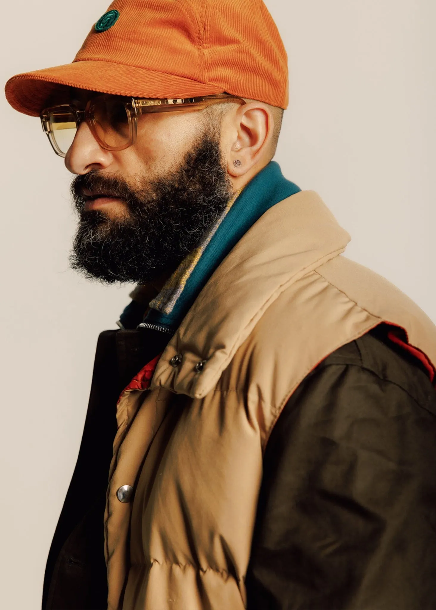 Unisex Renewed Hulme Cap Bright Orange sold by Gloverall product image thumbnail 5
