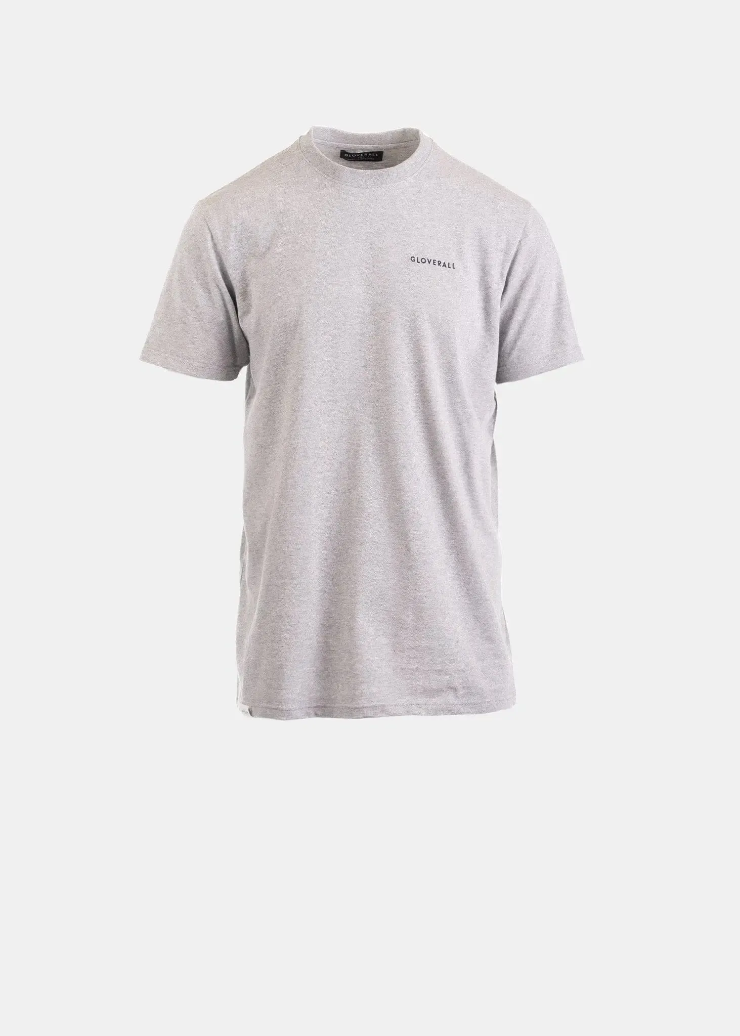 Men's Embroidered Organic Cotton T-Shirt Light Grey sold by Gloverall