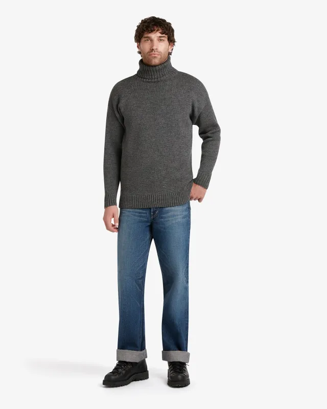 Men's Submariner Jumper Charcoal made by Gloverall