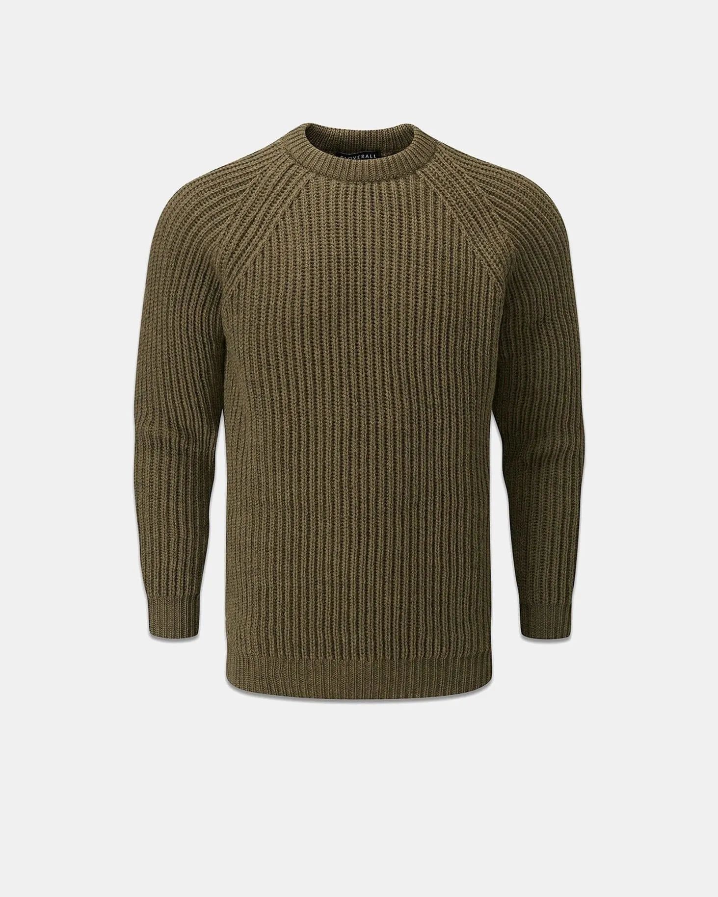 Men's Fisherman Jumper Khaki sold by Gloverall