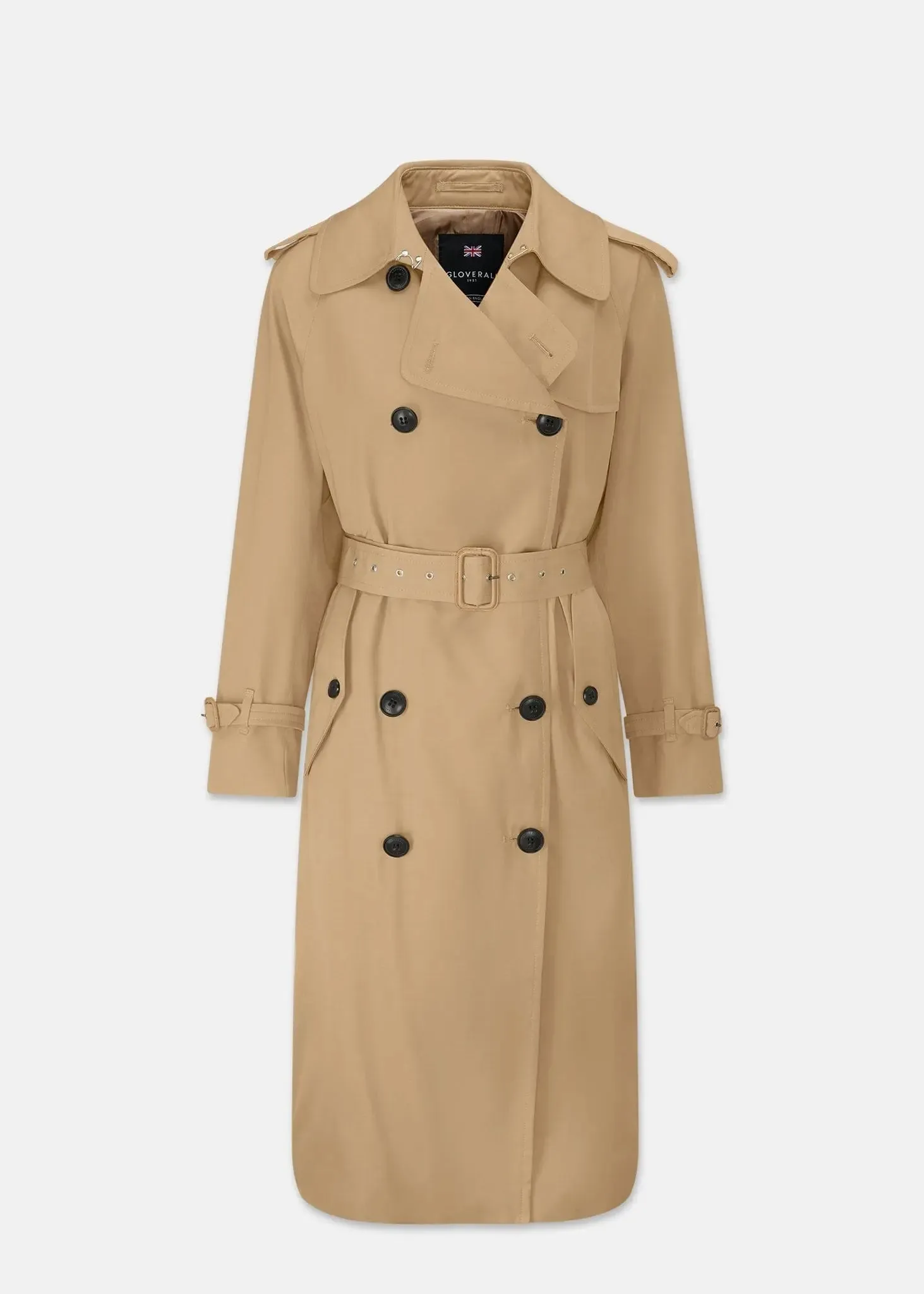 Women's Darcy Trench Coat Caramel sold by Gloverall