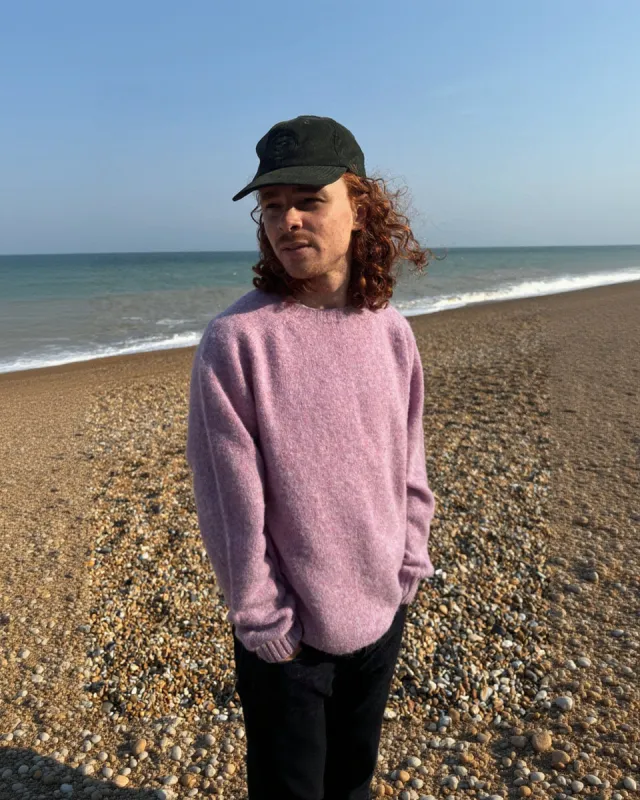 Men's Oxford Brushed Lambswool Jumper made by Gloverall
