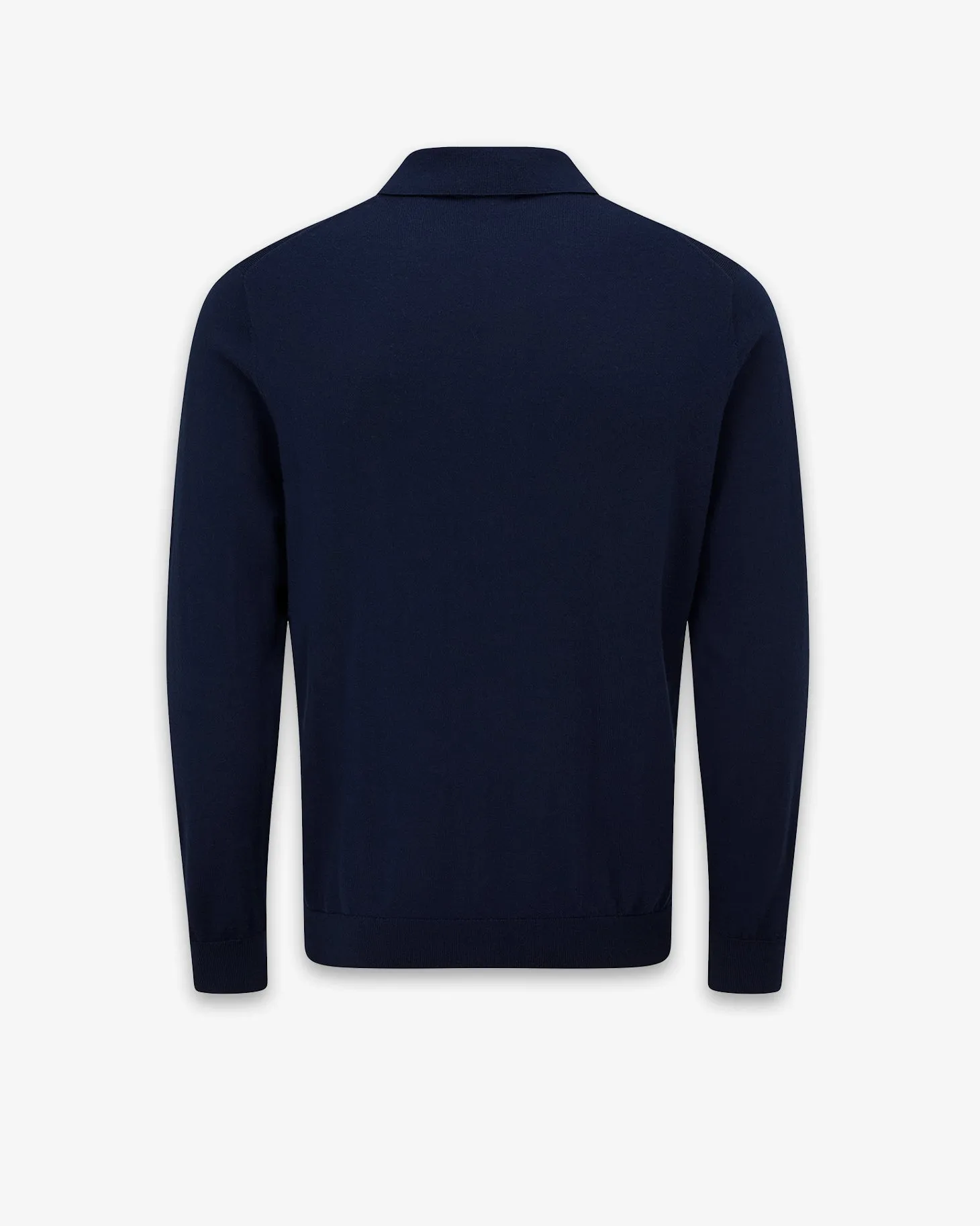 Men's Long Sleeve Knitted Polo Shirt sold by Gloverall product image thumbnail 5