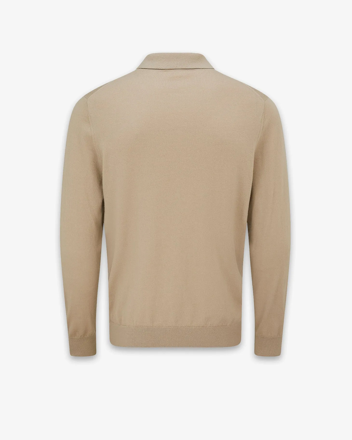 Men's Long Sleeve Knitted Polo Shirt sold by Gloverall product image thumbnail 3