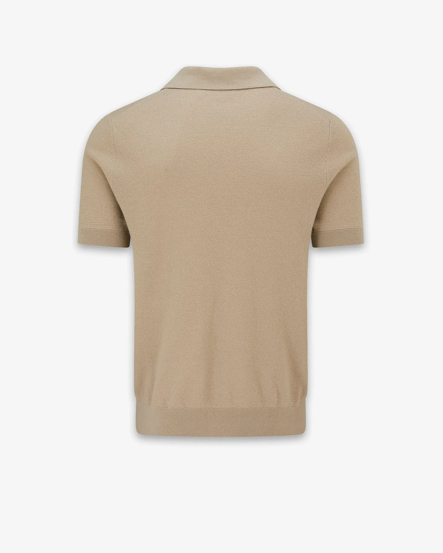 Men's Short Sleeve Knitted Polo Shirt sold by Gloverall product image thumbnail 2