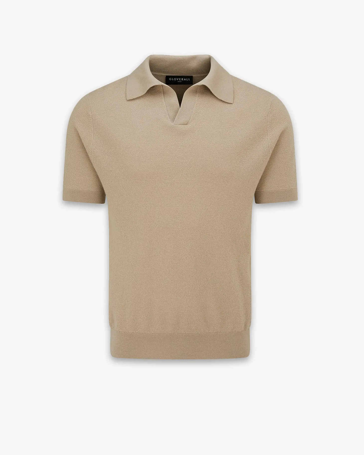 Men's Short Sleeve Knitted Polo Shirt sold by Gloverall