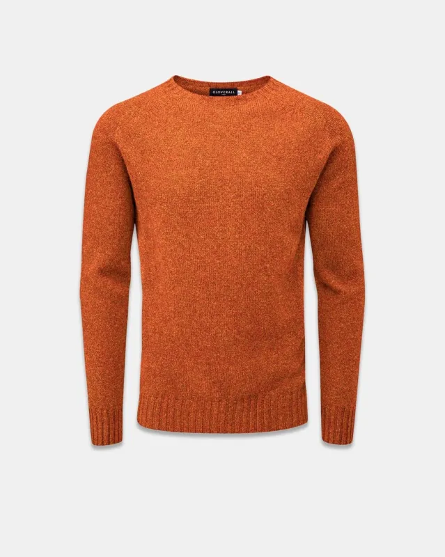 Men's Lambswool Crew Neck Jumper made by Gloverall