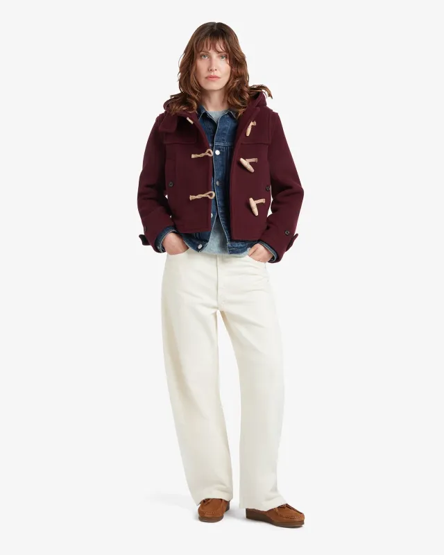 Women's Shelley Cropped Duffle Jacket made by Gloverall