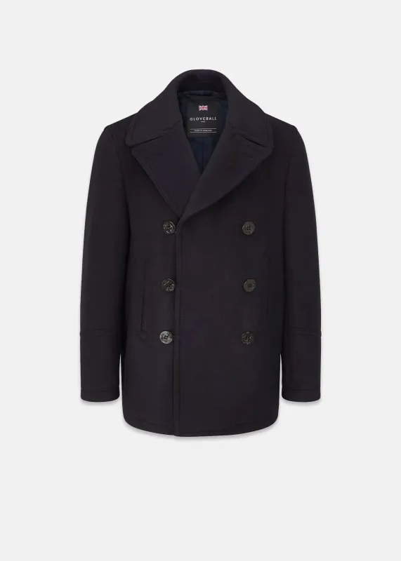 Men's Tennyson Peacoat made by Gloverall