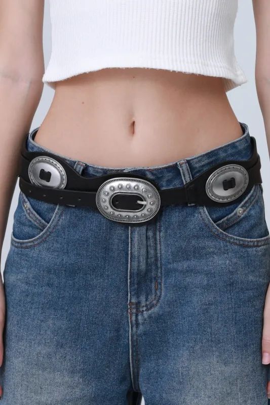 Boho Western PU Belt – Versatile Waist Strap for Women 🌵✨ made by Leto Collection