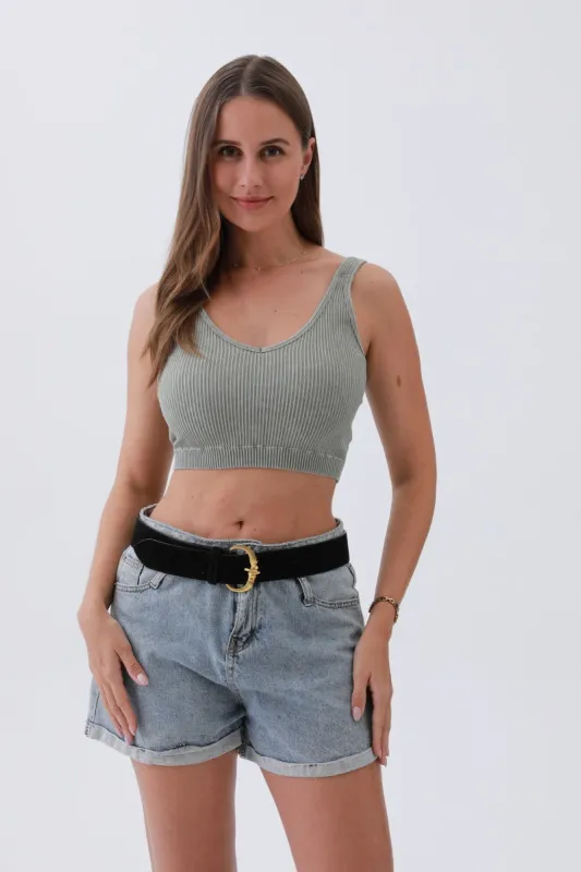 Chic Modern Suede Belt – Gold Circle Buckle for Effortless Style ✨💫 made by Leto Collection