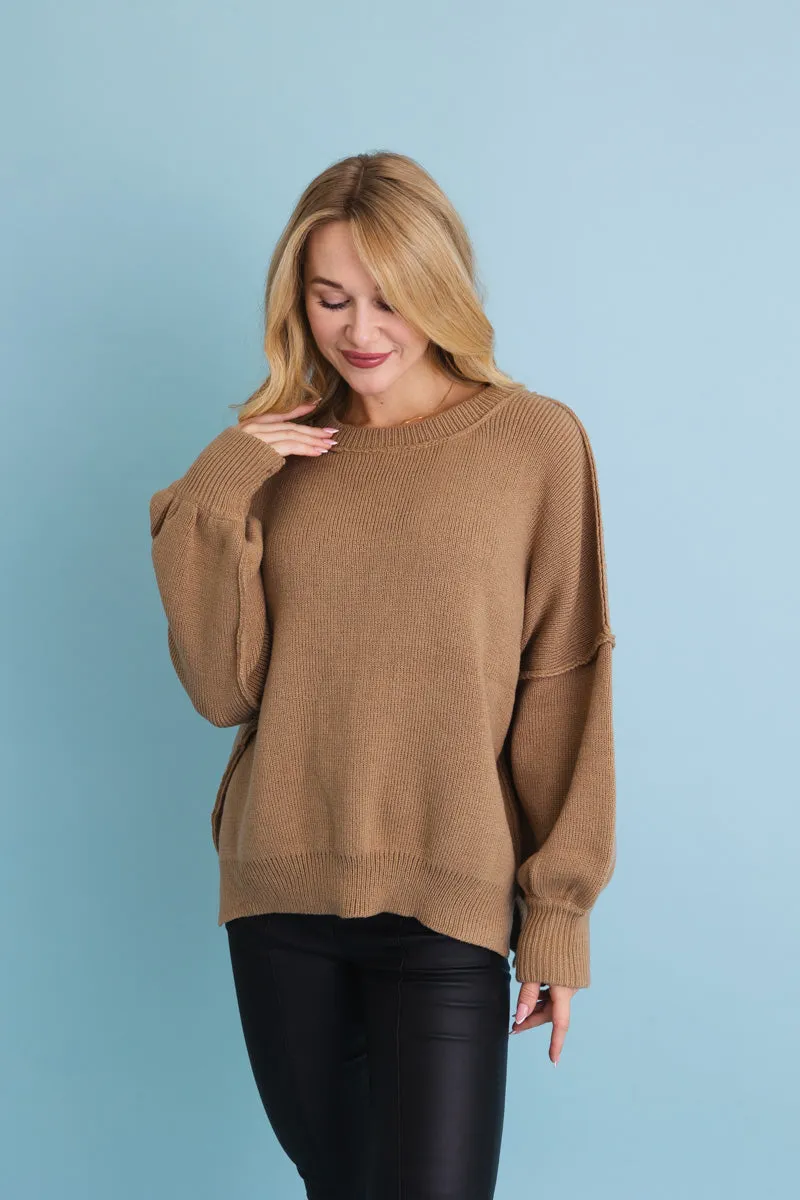 Cozy Mood Oversized Pullover Sweater sold by Leto Collection product image thumbnail 3