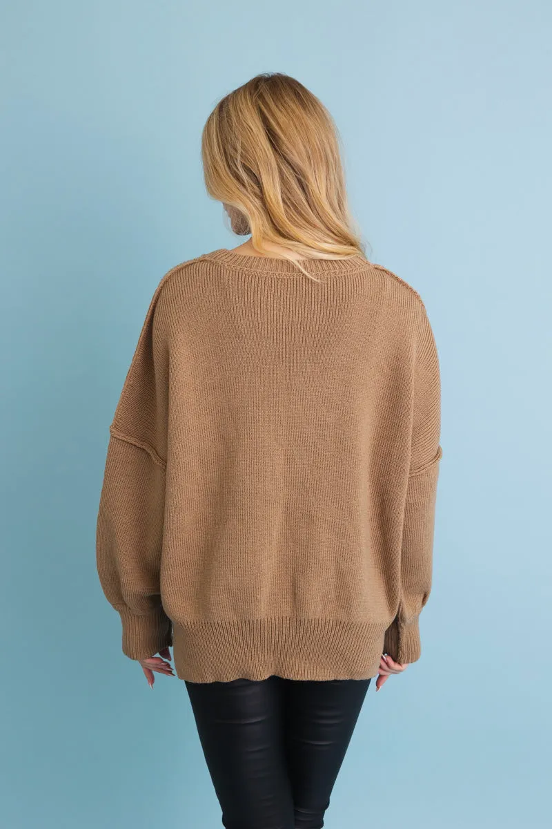 Cozy Mood Oversized Pullover Sweater sold by Leto Collection product image thumbnail 2