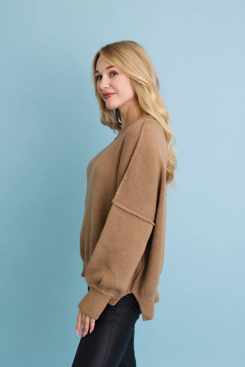 Cozy Mood Oversized Pullover Sweater sold by Leto Collection product image thumbnail 4