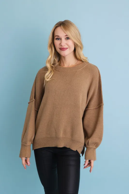 Cozy Mood Oversized Pullover Sweater made by Leto Collection