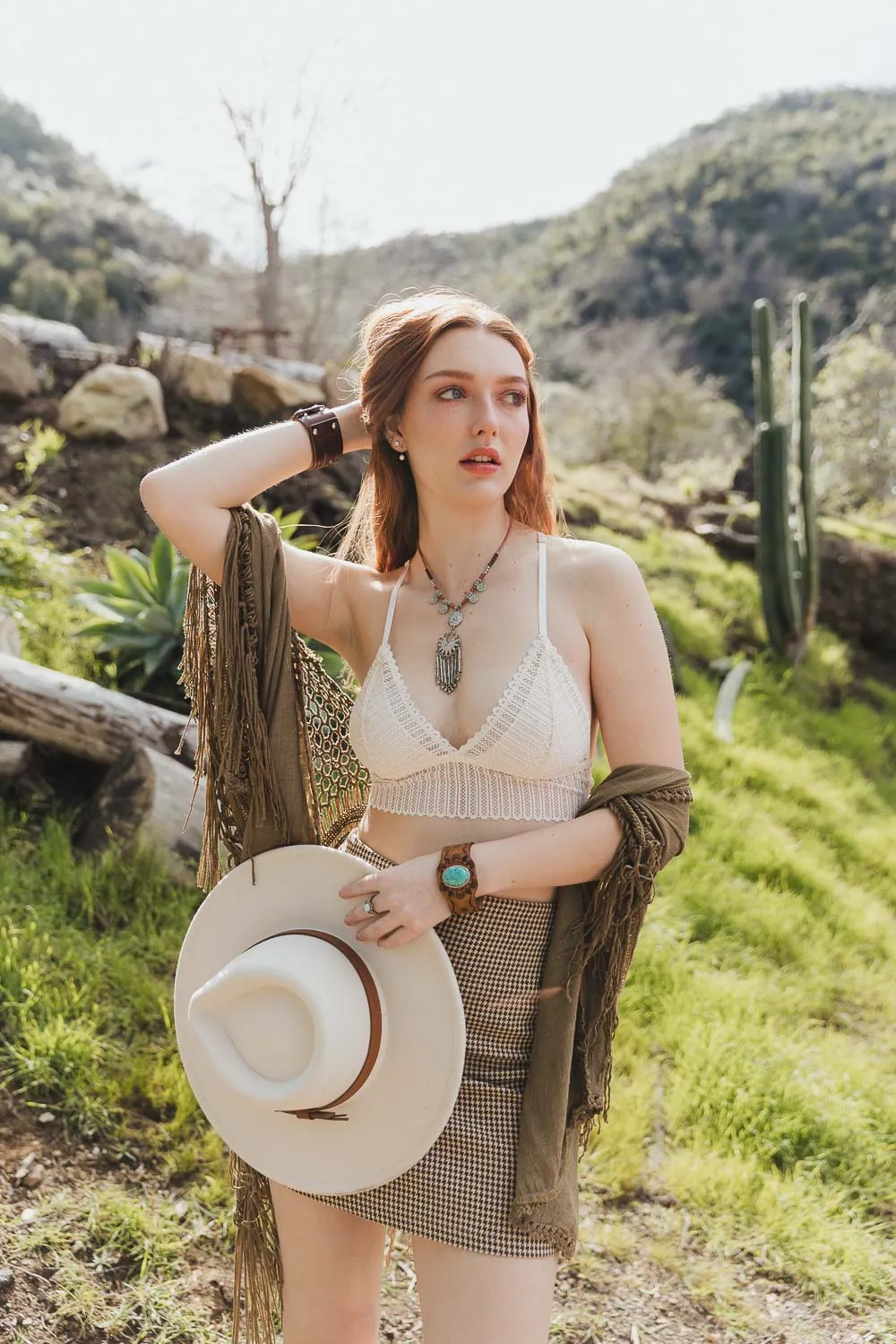 Crochet Medallion Tassel Kimono sold by Leto Collection product image thumbnail 4