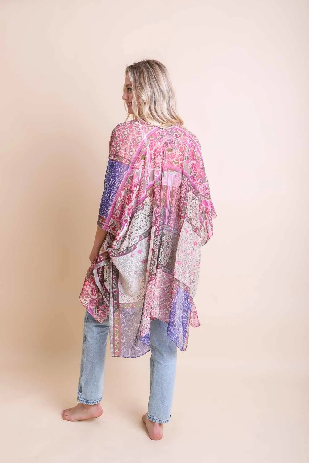 Bohemian Burnout Velvet Kimono sold by Leto Collection product image thumbnail 2