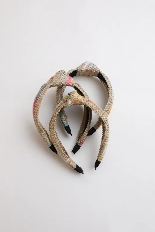 Natural Fiber Woven Headband – Lightweight and Stylish made by Leto Collection