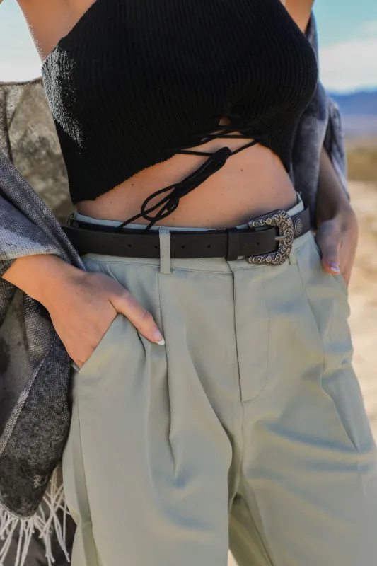 Western Style Fashion Belt made by Leto Collection