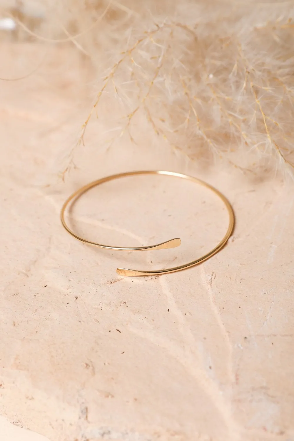 Minimal Arm Cuff/Bangle sold by Leto Collection product image thumbnail 2