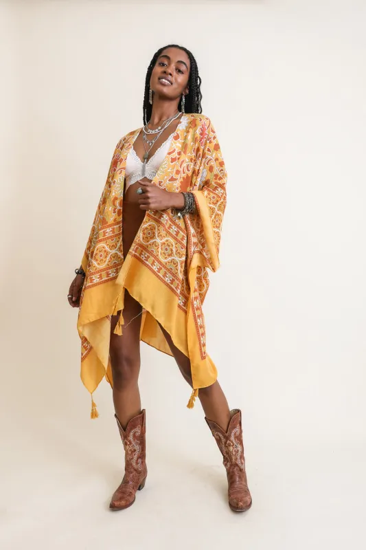 Moroccan Touch Tapestry Kimono sold by Leto Collection