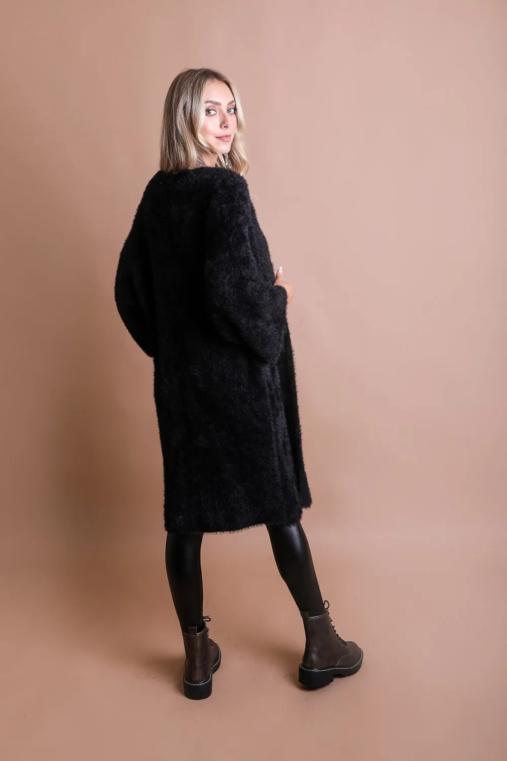 Luxe Mohair Knit Cardigan sold by Leto Collection product image thumbnail 5