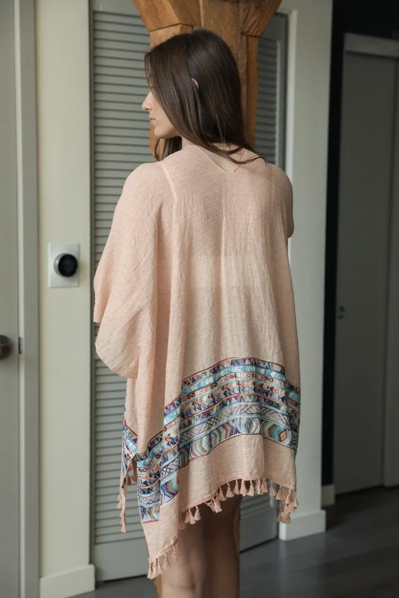 Embroidered Geometric Kimono sold by Leto Collection product image thumbnail 5
