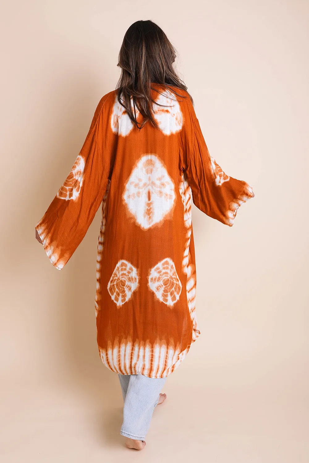 Tie Dye Kimono sold by Leto Collection product image thumbnail 4