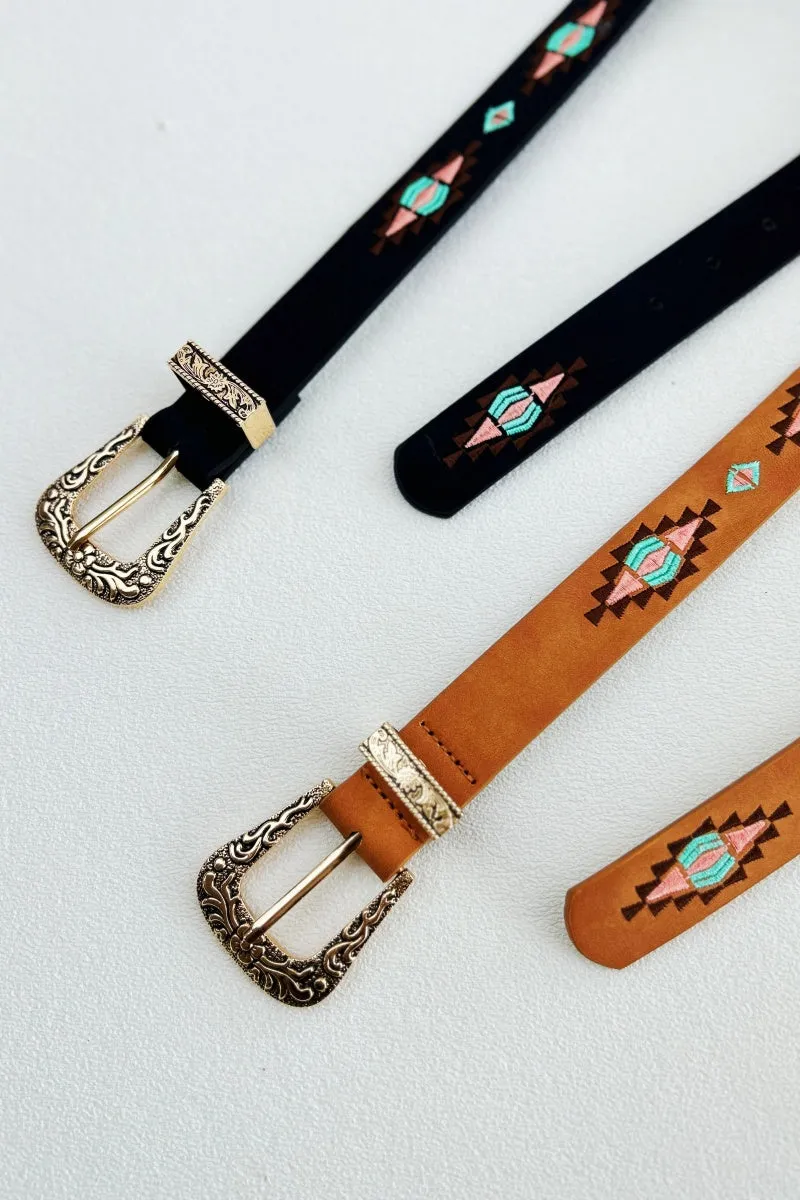 Wanderlust: Vintage Boho Ethnic Pattern Buckle Belt sold by Leto Collection product image thumbnail 3