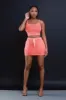 Mean It Cropped Skirt Set - Orange sold by Swankaposh