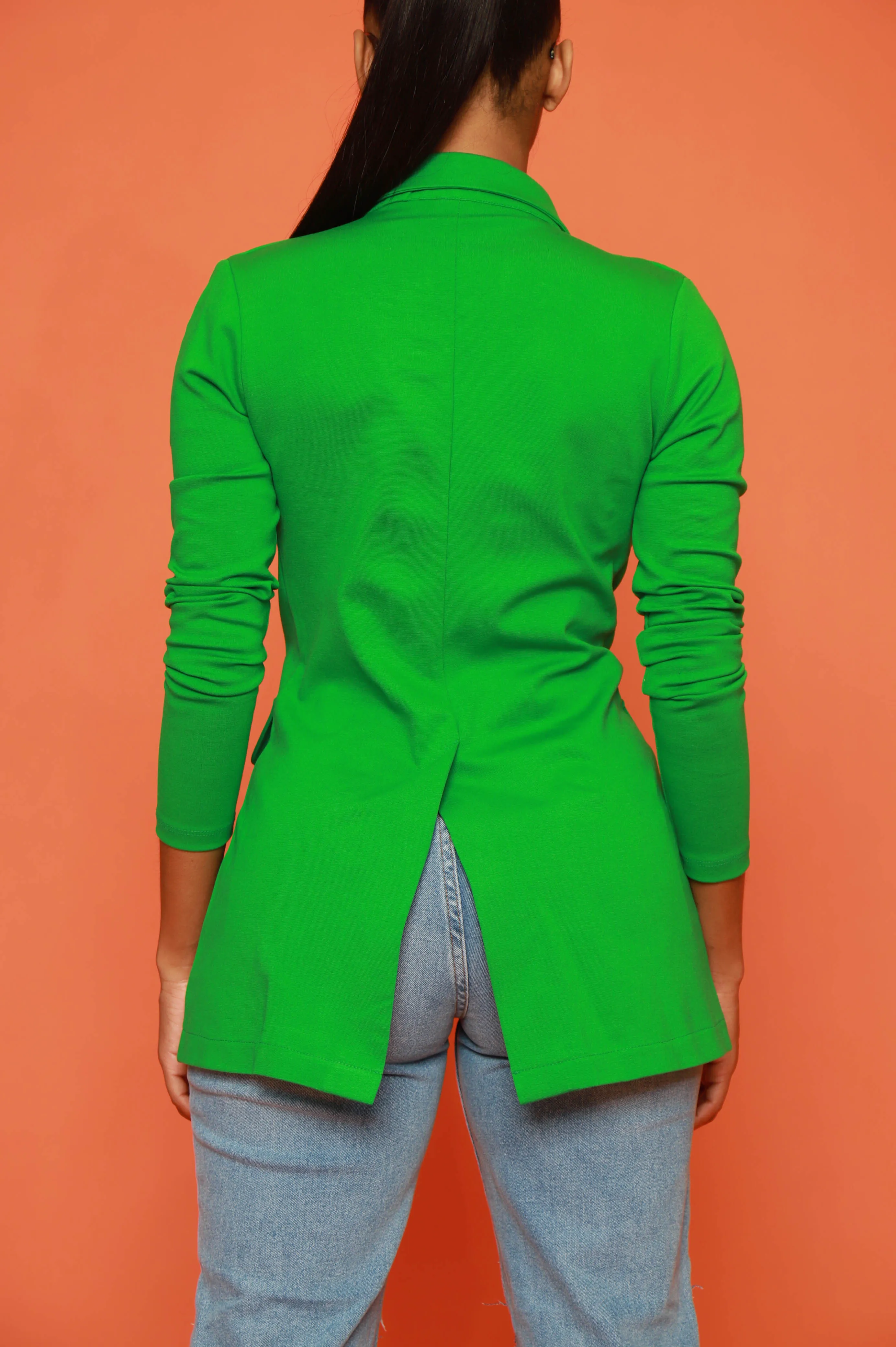 Boss Mood Button Up Blazer - Kelly Green sold by Swankaposh product image thumbnail 2