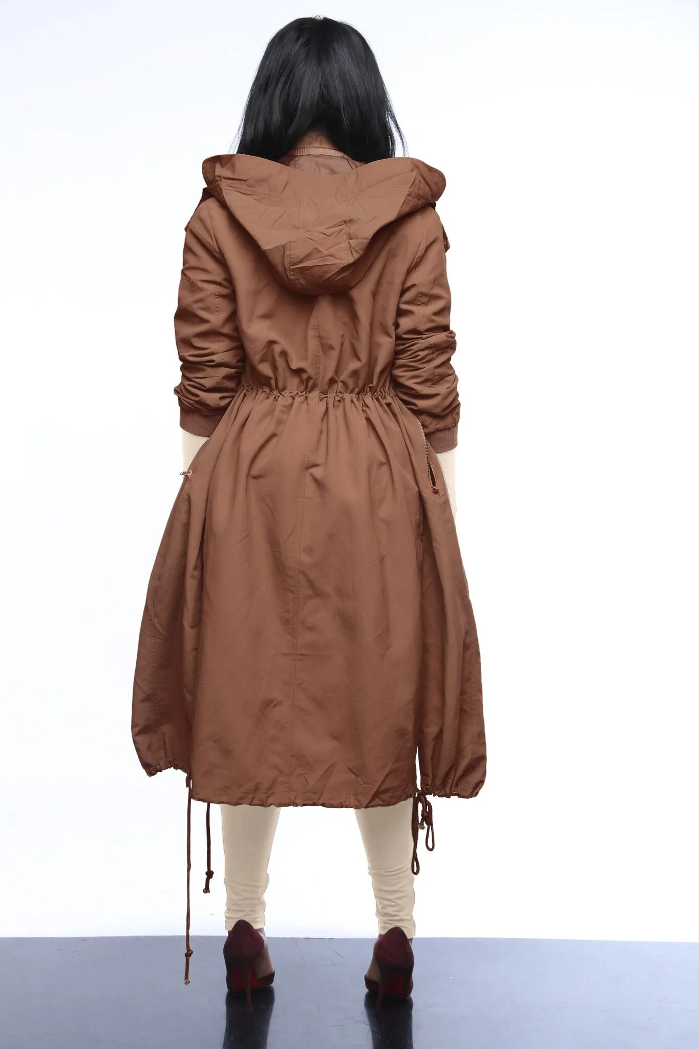 Not Your Average Bomber Parka - Mocha sold by Swankaposh product image thumbnail 2