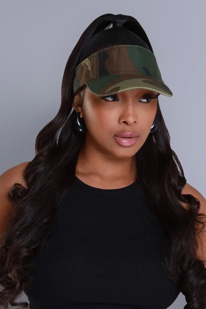 Back Up Camouflage Sun Visor - Olive sold by Swankaposh product image thumbnail 4