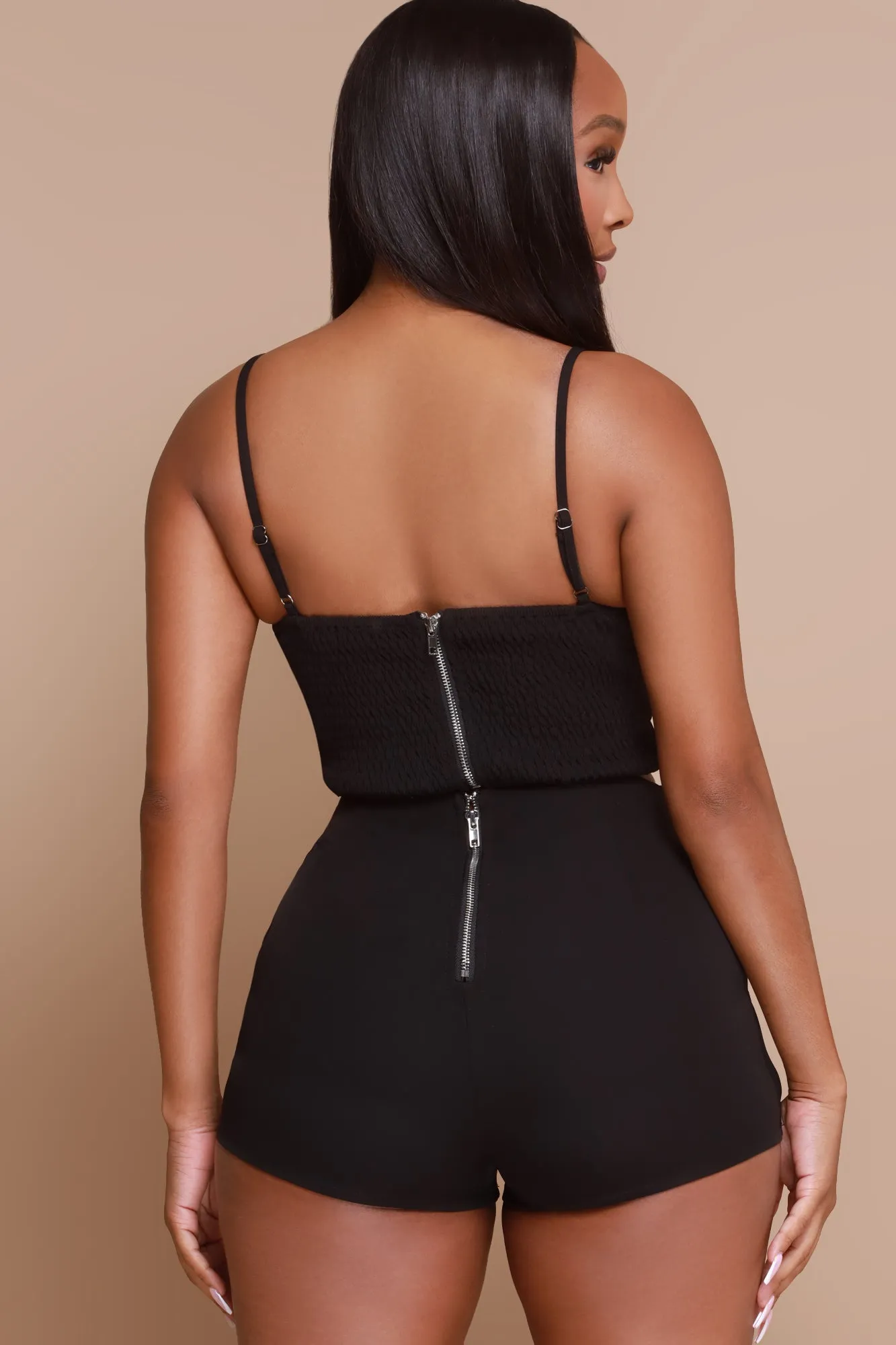 Melody Bow Tie Crop Top - Black sold by Swankaposh product image thumbnail 2