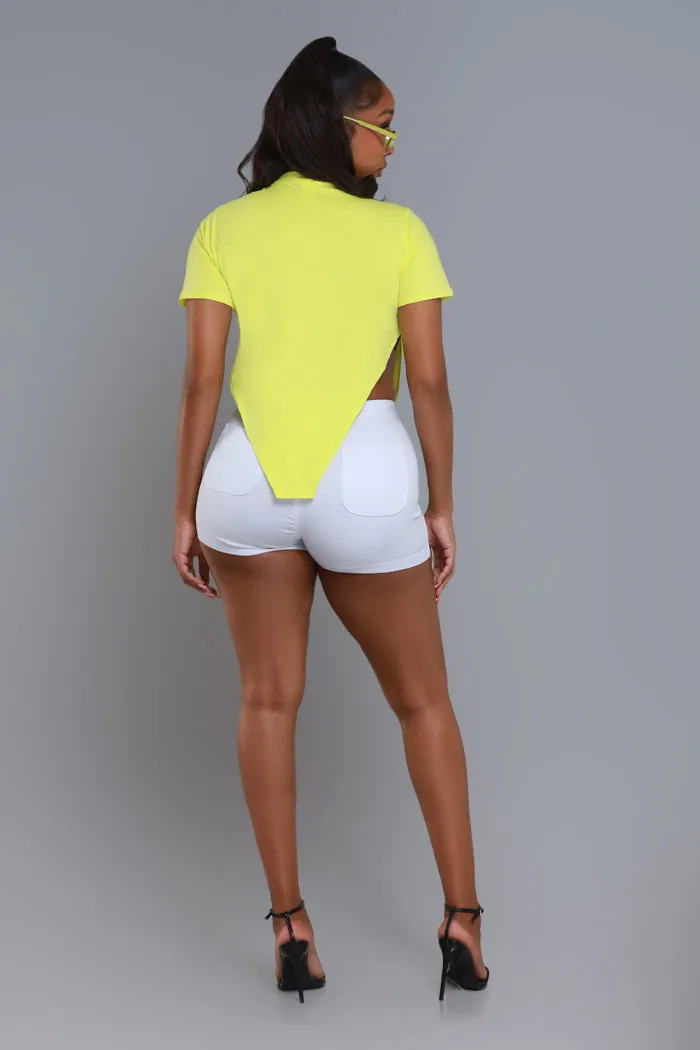 Shift Gears Cropped Graphic T-Shirt - Green sold by Swankaposh product image thumbnail 5