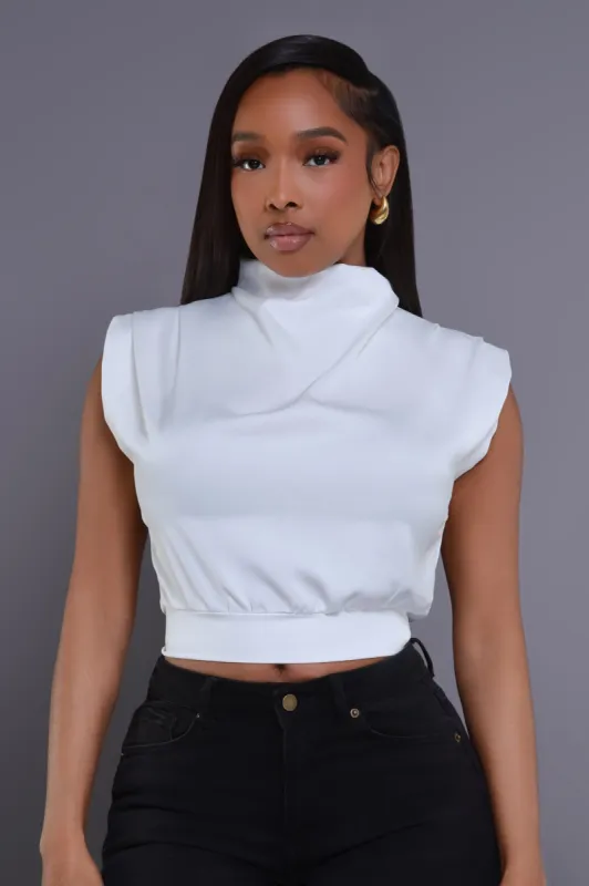 Lost Forever Draped Blouse - Ivory sold by Swankaposh