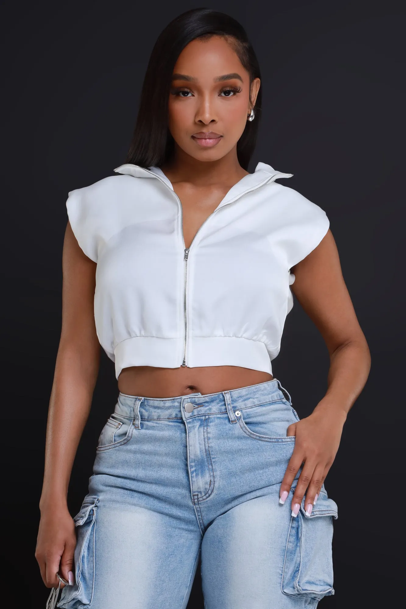 Lost Forever Draped Blouse - Ivory sold by Swankaposh product image thumbnail 4