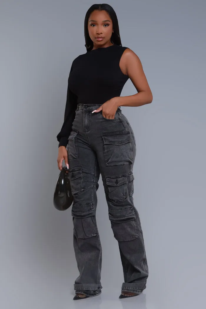 Get It All One Shoulder Top - Black sold by Swankaposh product image thumbnail 4